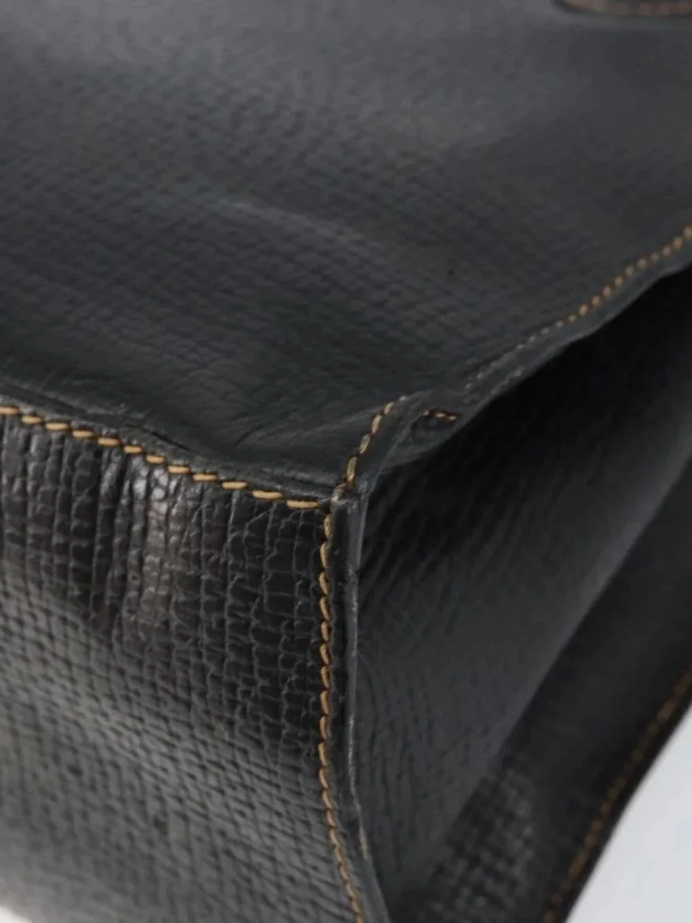 LOEWE Tote Bag Leather Black Gold Aut - Picture 5 of 16